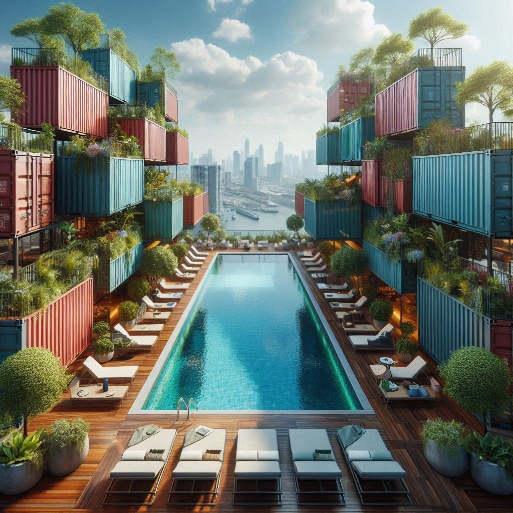 piscine container