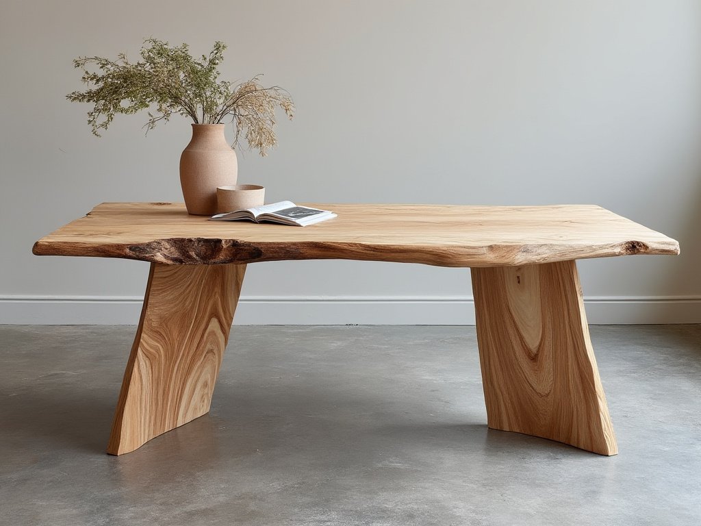 table bois brut