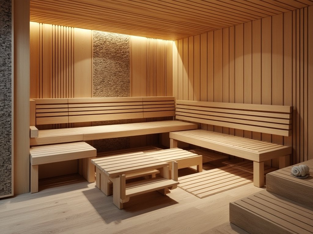 bancs pour sauna