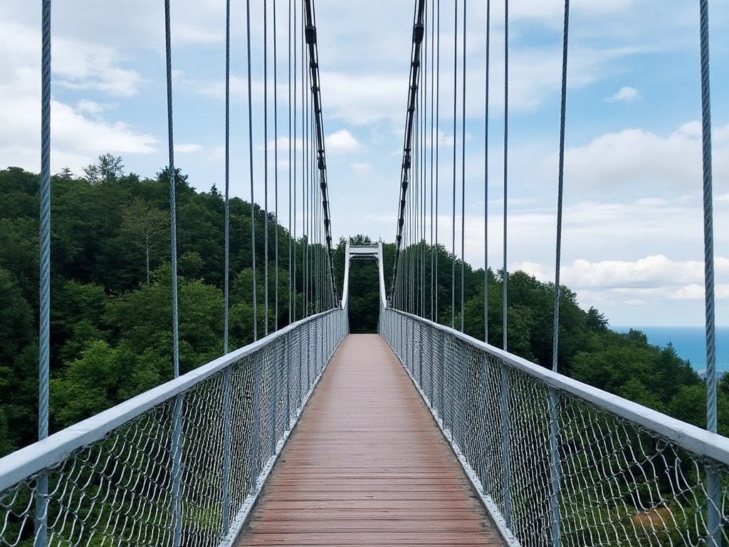 Passerelle Métallique Suspendue