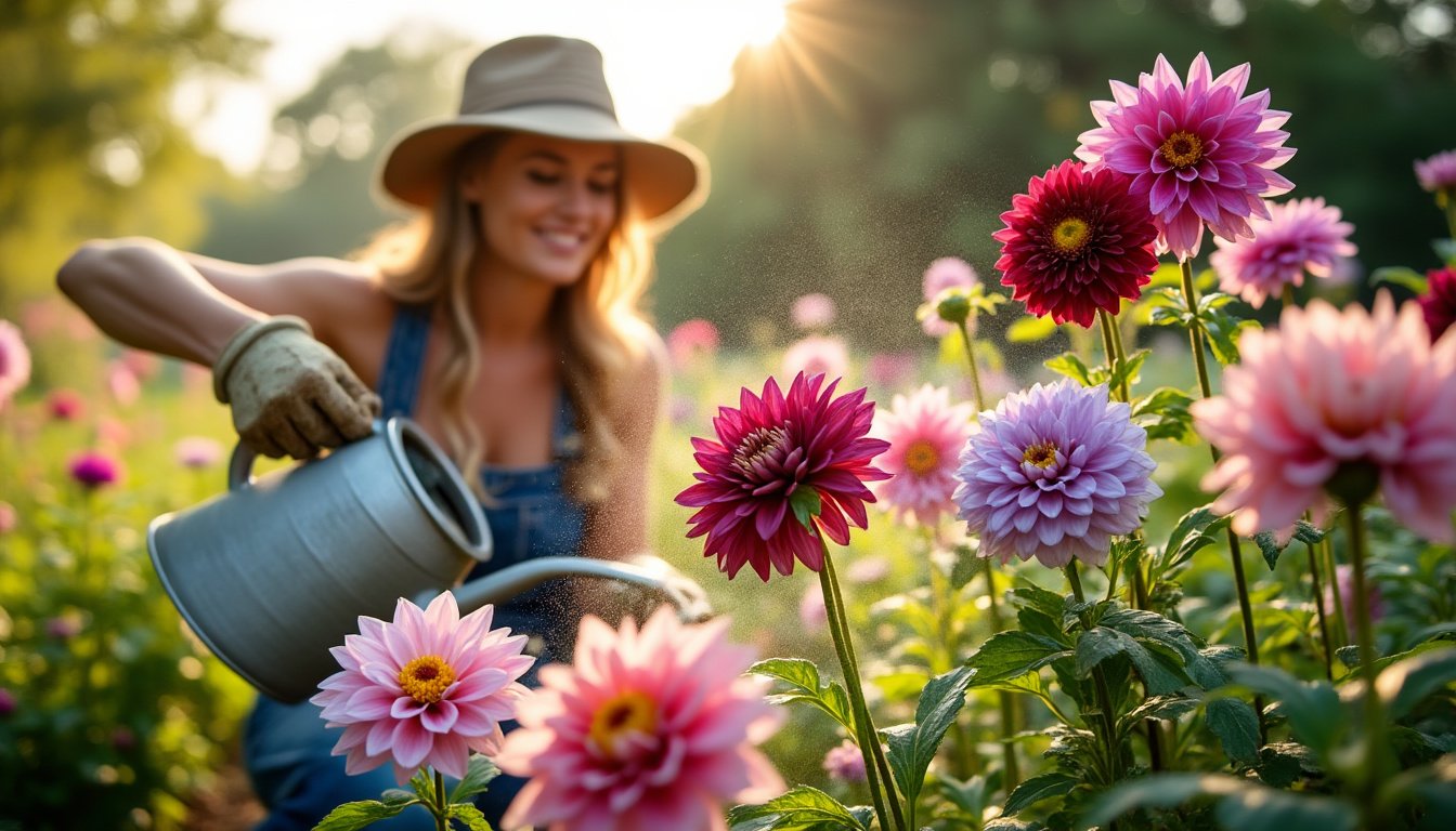 des dahlias 