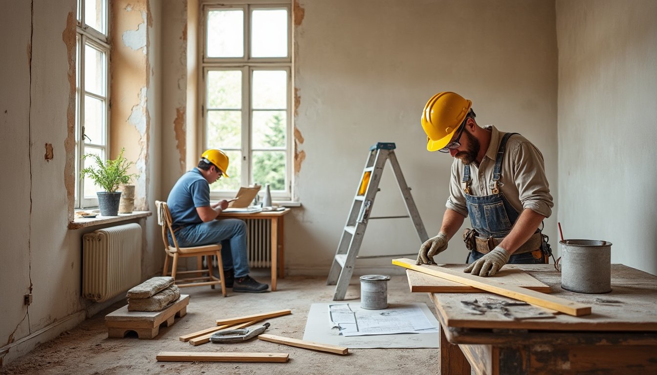 Les travaux de rénovation les plus courants dans une maison