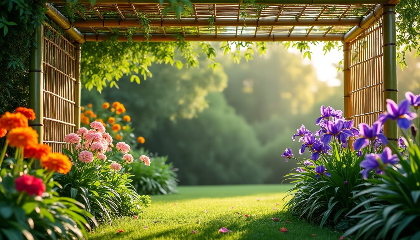 découvrez comment cette pergola en bambou peut métamorphoser votre jardin en un espace élégant et apaisant, tout en offrant une protection naturelle contre le soleil. ne manquez pas cette opportunité d'embellir votre extérieur!