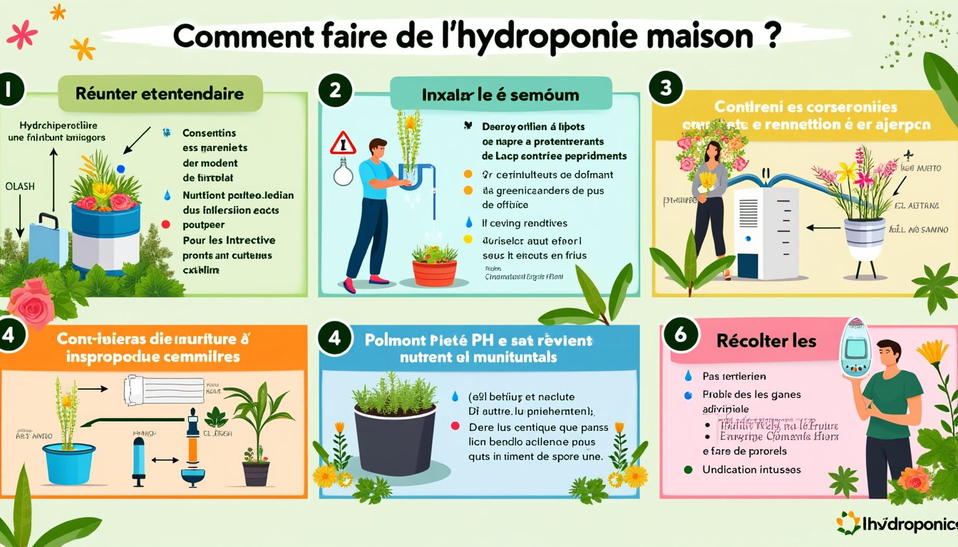 Comment faire de l’hydroponie maison ?