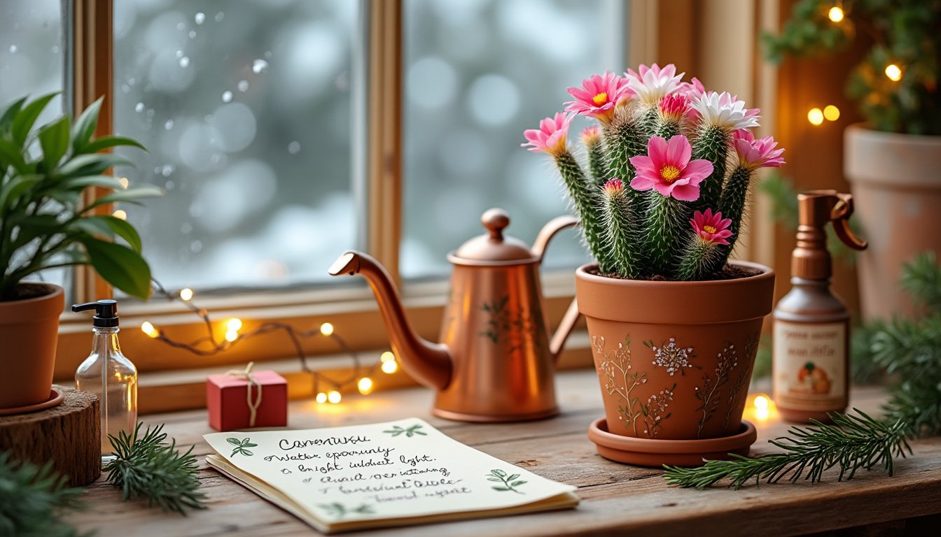 Comment prendre soin de votre cactus de Noël : conseils et astuces