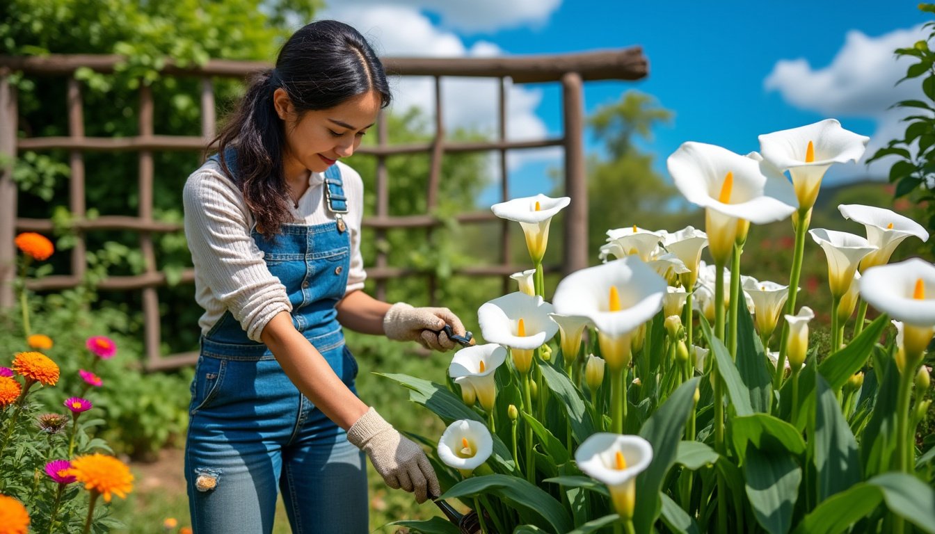 plongez dans l'univers de la calla et découvrez comment cette plante magnifique peut métamorphoser votre jardin en un véritable havre de paix. apprenez à cultiver et entretenir ces fleurs élégantes pour créer un espace de beauté et de sérénité.