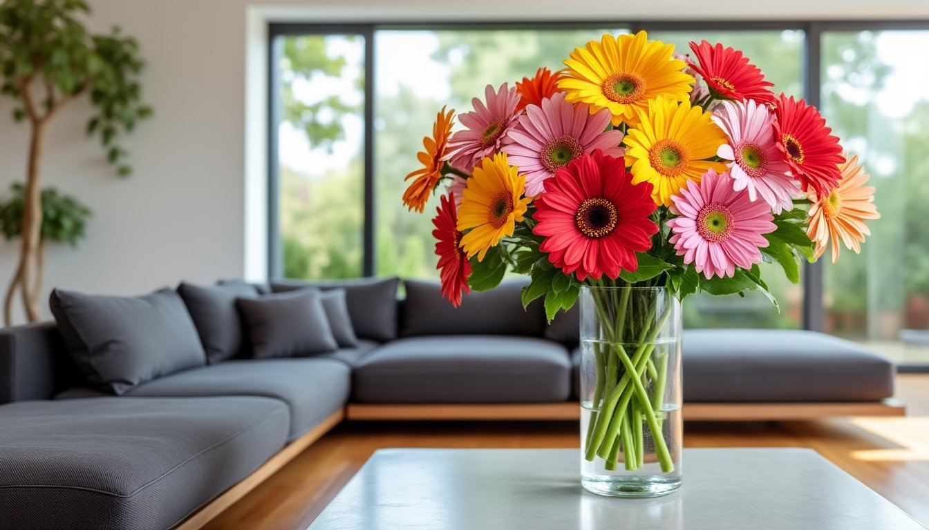 plongez dans l'univers du gerbera et apprenez comment cette plante éclatante peut rehausser la beauté de votre intérieur. ses couleurs vibrantes et sa facilité d'entretien en font l'ajout idéal pour illuminer vos espaces de vie. découvrez les bienfaits et astuces pour intégrer le gerbera dans votre décoration !