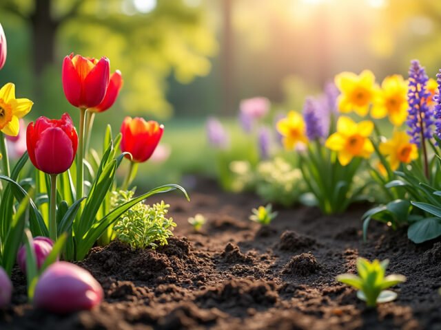les bulbes à planter pour avoir un beau jardin au printemps