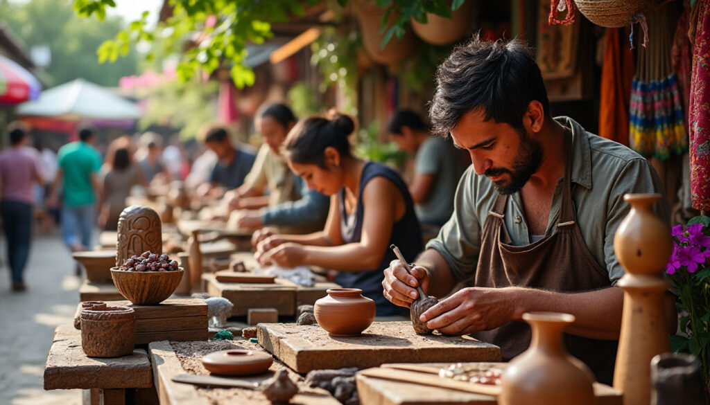 découvrez comment les artisans du dimanche mettent en lumière le savoir-faire local à travers des créations uniques et authentiques. participez à cette aventure artisanale et soutenez l'économie locale tout en vous offrant des pièces faites avec passion et expertise.