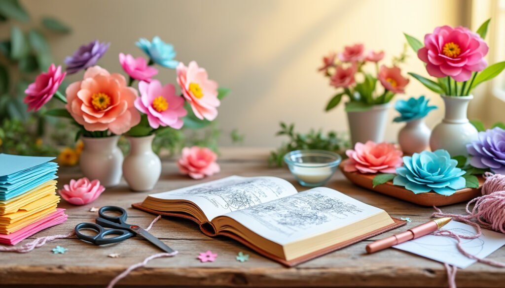 apprenez à créer des fleurs en papier grâce à notre guide éducatif conçu pour les débutants. découvrez des astuces, des techniques simples et des projets inspirants pour donner vie à vos créations florales.