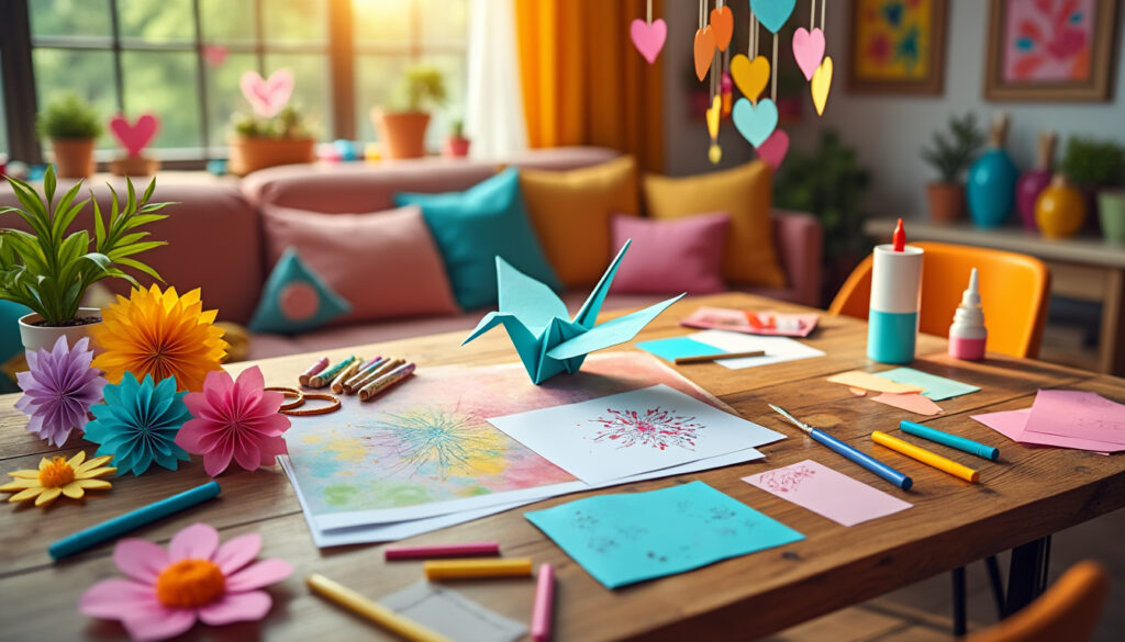 découvrez des créations en papier faciles à réaliser, idéales pour tous, petits et grands. laissez libre cours à votre créativité avec nos tutoriels simples et amusants qui transformeront du papier ordinaire en magnifiques œuvres d'art.