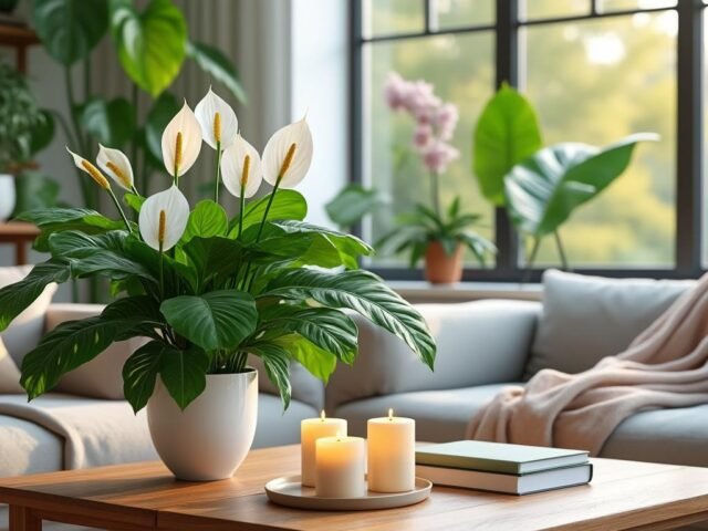 Les bienfaits du spathiphyllum pour votre intérieur