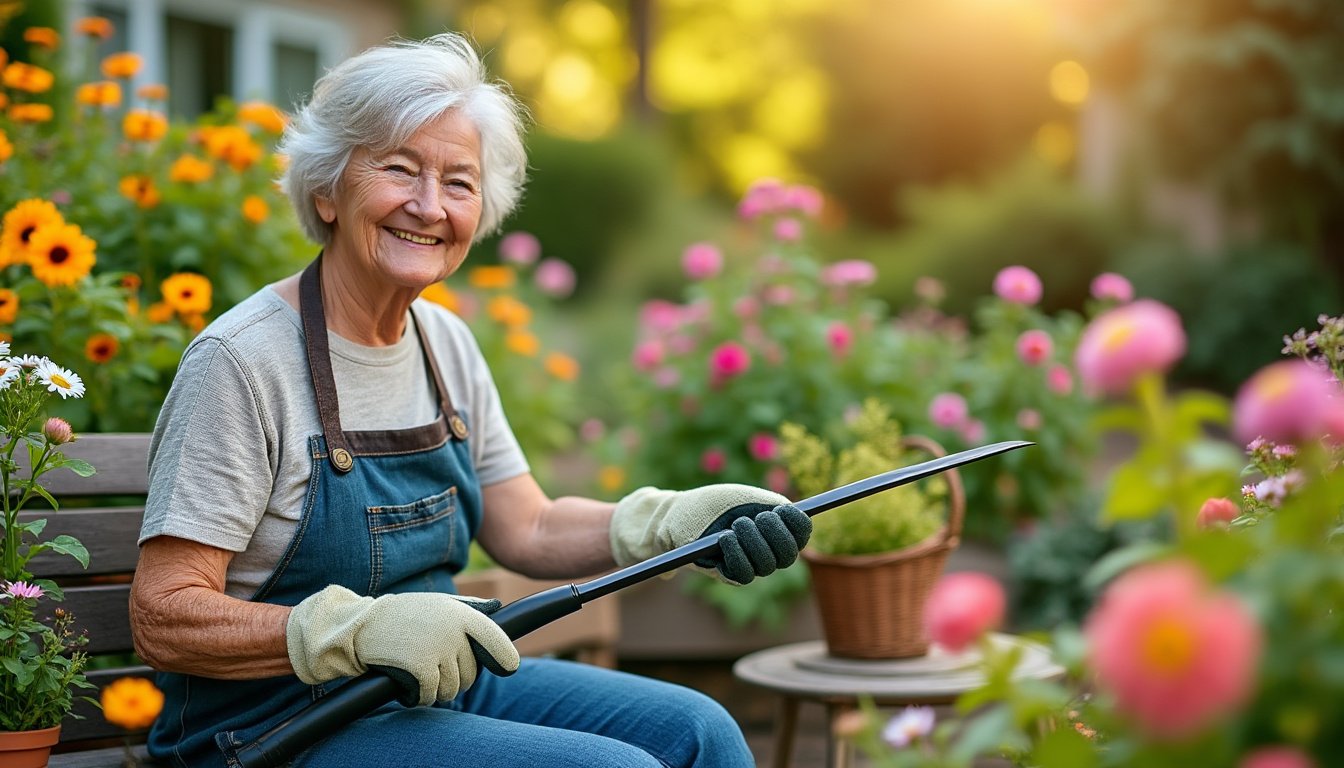 découvrez les meilleurs outils de jardinage conçus spécialement pour les séniors. facilitez l'entretien de votre jardin avec des équipements ergonomiques et adaptés à vos besoins. profitez pleinement de votre espace vert tout en préservant votre confort.