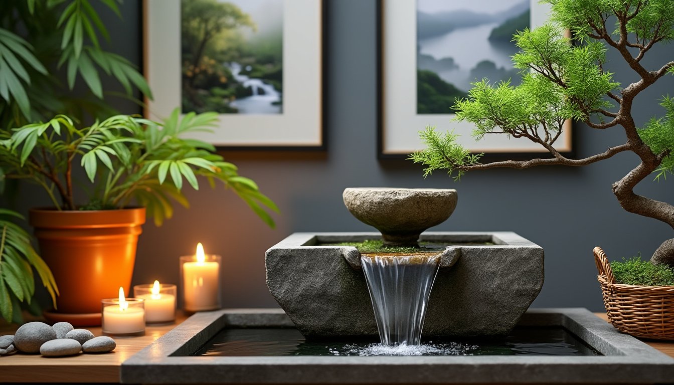 découvrez les bienfaits d'une fontaine d’intérieur zen pour votre espace de vie. apportez sérénité et ambiance relaxante à votre maison tout en améliorant la qualité de l'air. transformez votre intérieur en un havre de paix avec cet accessoire décoratif zen.