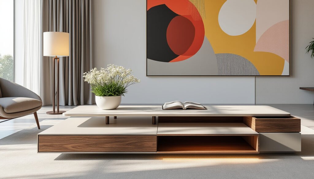 découvrez la table basse évolutive, un meuble innovant qui s'adapte à toutes vos envies en 2025. idéale pour optimiser votre espace de vie, elle combine praticité et style, offrant des solutions modulables pour tous vos besoins.