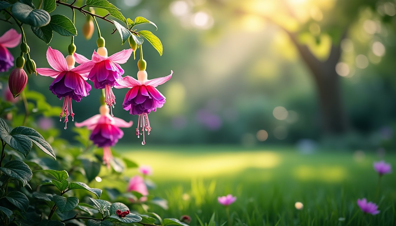 découvrez tout ce qu'il faut savoir sur le fuchsia : ses caractéristiques uniques, les meilleures méthodes de culture et d'entretien pour profiter pleinement de cette plante colorée. apprenez à prendre soin de votre fuchsia pour qu'il s'épanouisse dans votre jardin ou sur votre balcon.