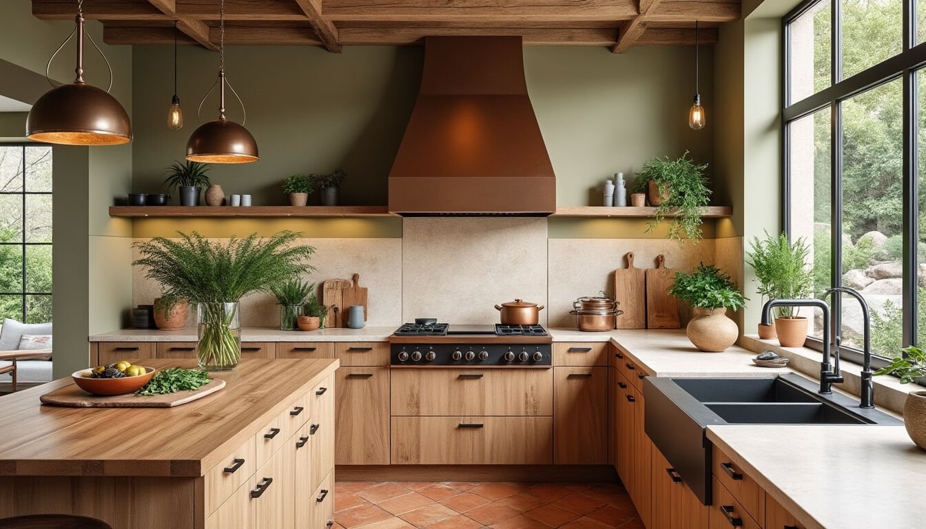 Découvrez comment apporter une touche chaleureuse et authentique à votre cuisine moderne en intégrant des teintes terreuses et naturelles. Explorez des conseils de décoration, des idées de choix de couleurs et des astuces pour harmoniser votre espace tout en préservant une ambiance contemporaine.