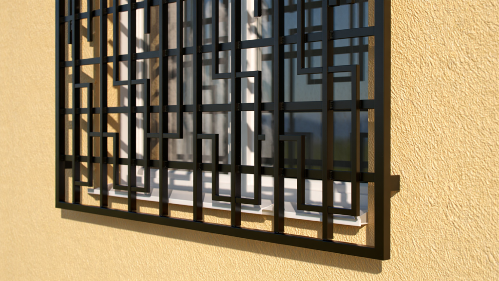grille de fenêtre pour la sécurité