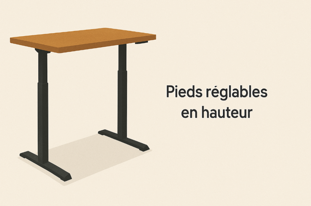Pieds reglables