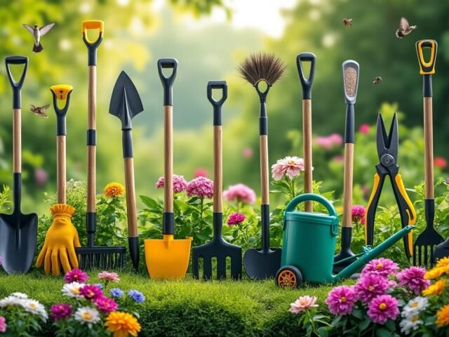10 outils essentiels pour un jardin florissant