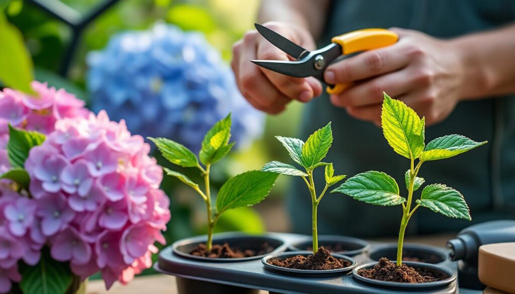 découvrez notre guide complet sur le bouturage d'hortensia. suivez nos étapes claires et précises pour réussir la multiplication de vos plantes et embellir votre jardin avec des spécimens luxuriants et colorés.
