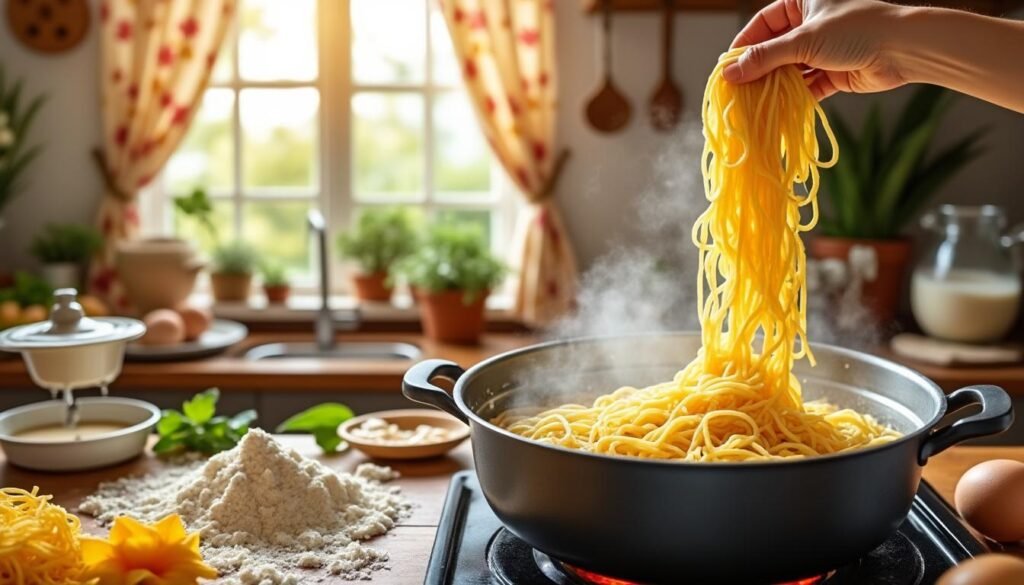 découvrez notre guide complet pour cuire les spätzle à la perfection. apprenez les techniques et astuces pour préparer ces délicieuses pâtes alsaciennes, idéales en accompagnement ou en plat principal. suivez nos étapes simples et savourez un plat fait maison irrésistible !