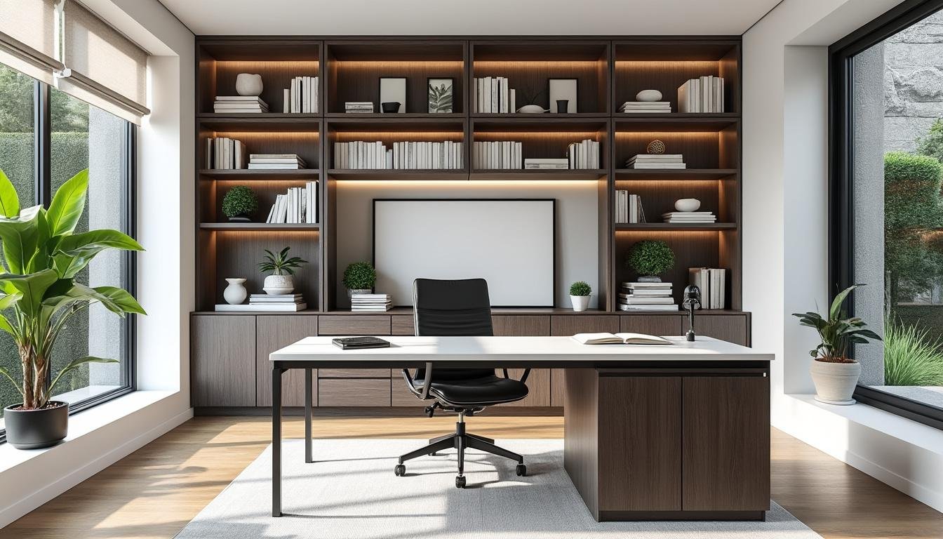 optimisez votre espace de travail avec notre guide sur la déco de bureau. découvrez des idées inspirantes pour organiser vos rangements avec style, alliant esthétique et fonctionnalité pour un environnement de travail harmonieux.