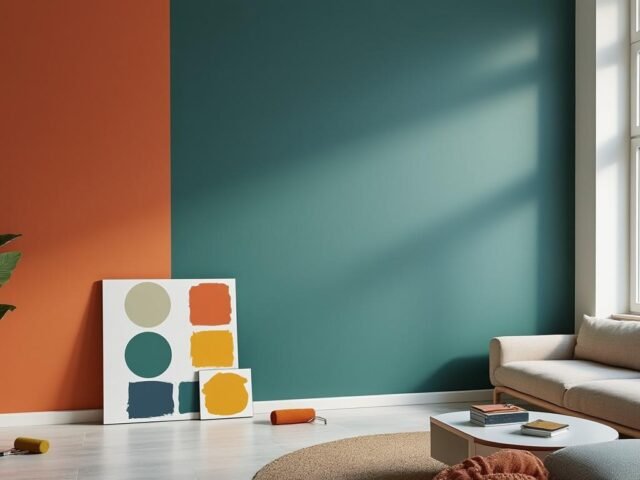 Peindre un mur d’accent : couleurs, zones et astuces