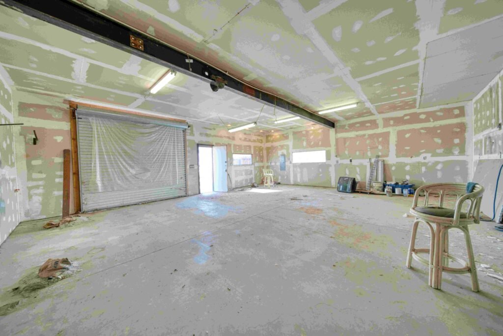 chantier de placo