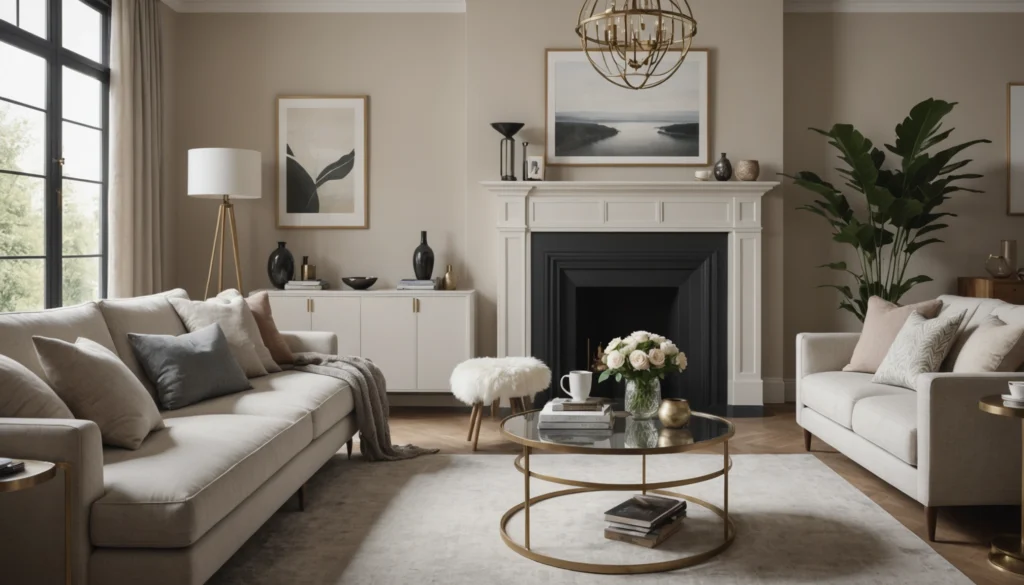 intérieur blanc cosy
