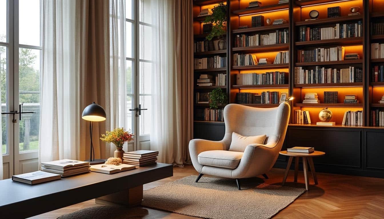découvrez comment aménager un coin lecture cosy dans votre salon pour créer un espace chaleureux et relaxant. des conseils pratiques sur le choix des meubles, l'éclairage et la décoration vous aideront à transformer votre intérieur en un véritable havre de paix.