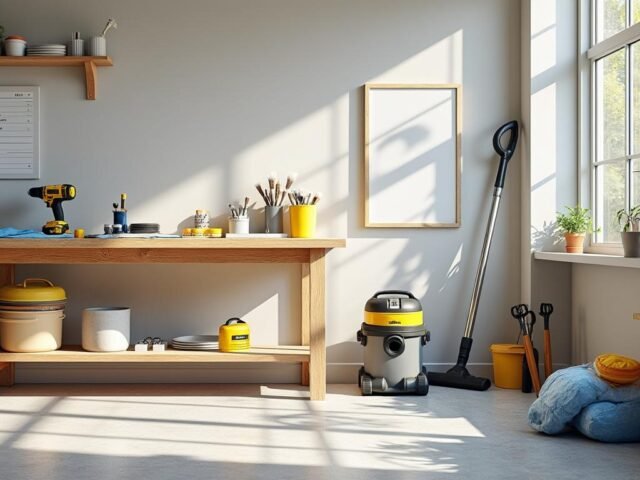 Bricoler sans poussière : 7 astuces pour un chantier propre