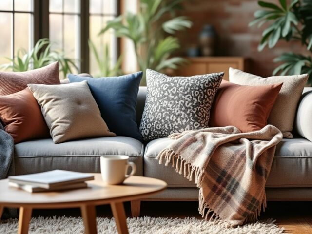 Coussins & plaids : choisir les bons textiles