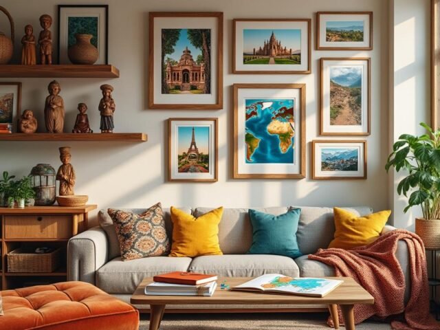 Décoration voyage : intégrer des souvenirs chez soi