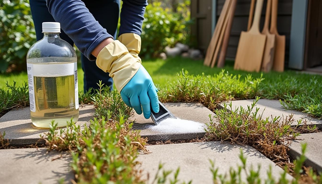 découvrez comment utiliser le désherbant naturel à base de vinaigre et de sel pour éliminer les mauvaises herbes efficacement. apprenez notre recette simple, les conseils de sécurité à suivre et les résultats que vous pouvez attendre. optez pour une solution écologique pour votre jardin!