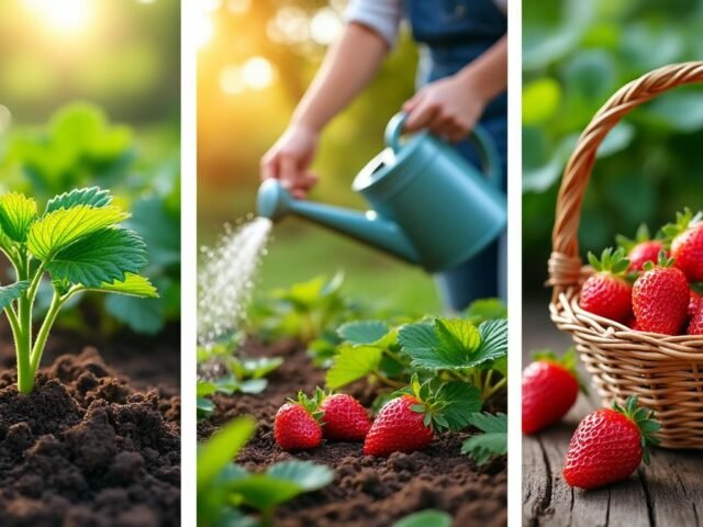 Faire pousser des fraises : culture, entretien et récolte