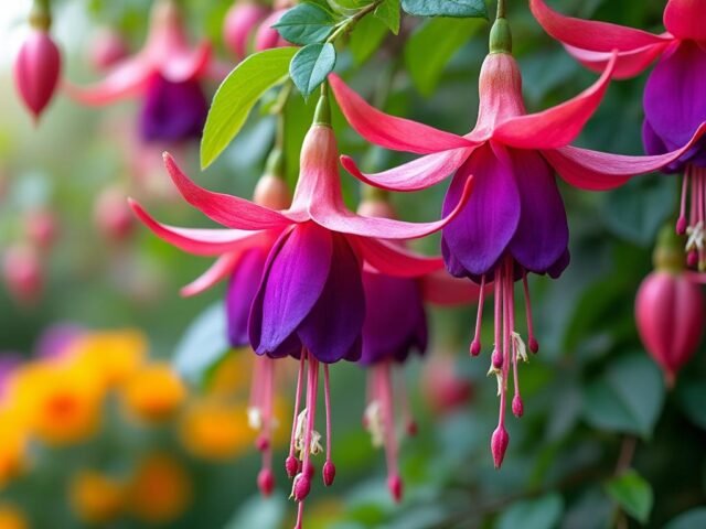 Fuchsia magellanica : caractéristiques et cultivation de cette plante spectaculaire