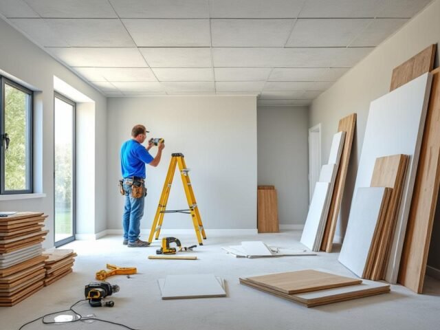 Installer un faux plafond : tout ce qu’il faut savoir (matériaux & pose)