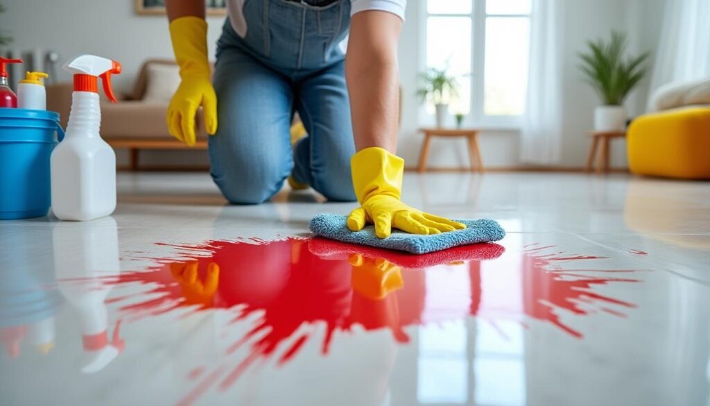 découvrez une méthode efficace pour nettoyer les taches de peinture sur votre sol vinyle. suivez nos astuces pratiques et simples pour restaurer l'apparence de votre revêtement. ne laissez pas une tache gâcher votre espace!