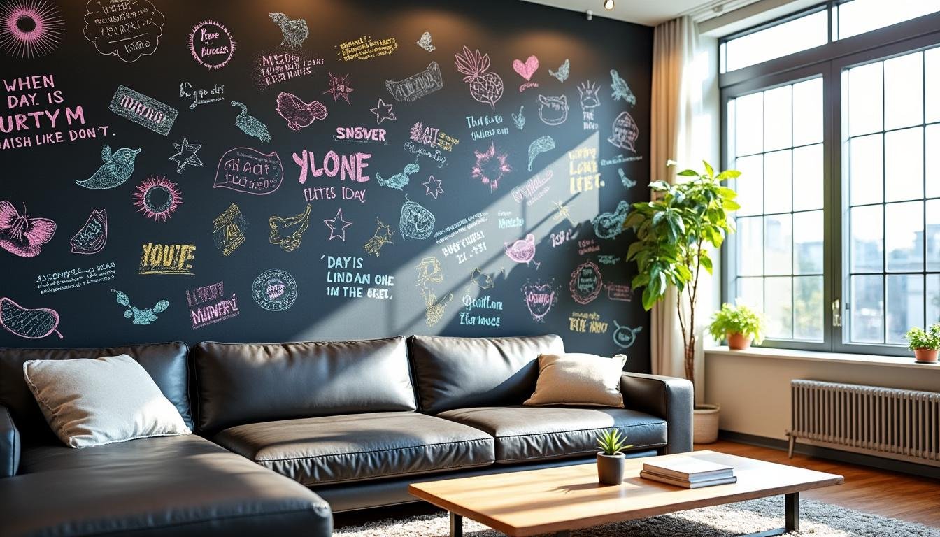 découvrez les utilisations originales de la peinture ardoise en décoration intérieure. transformez vos murs et objets du quotidien en tableaux à dessiner et personnaliser, pour un style unique et ludique dans votre foyer.