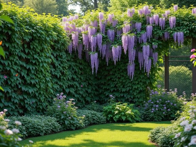 Plantes grimpantes occultantes : top 10 pour cacher un vis-à-vis