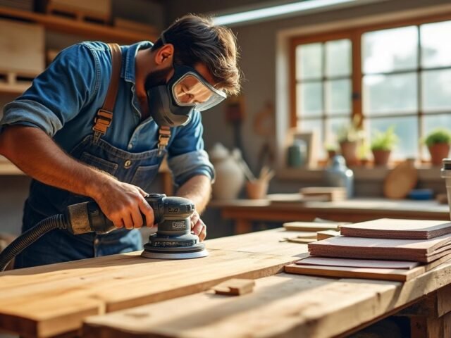 Poncer du bois avant peinture : méthode efficace sans abîmer