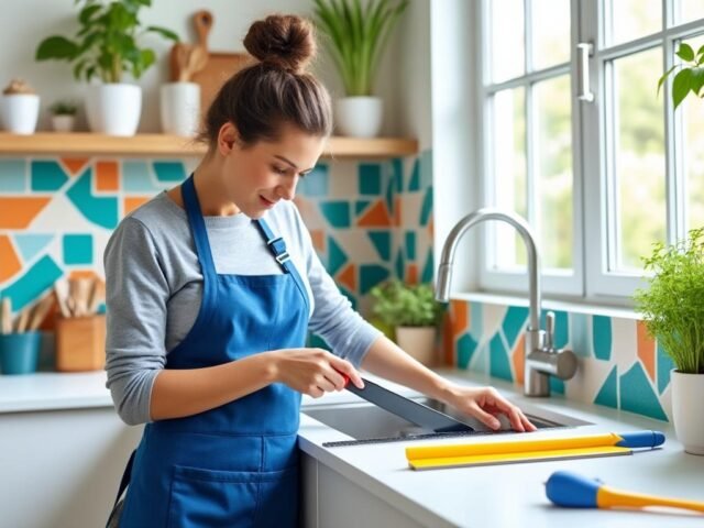 Poser une crédence autocollante : guide pratique complet