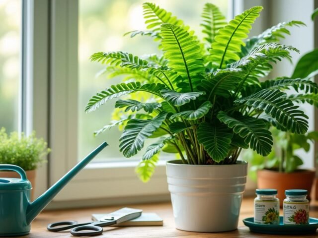 Tout savoir sur l’Asplenium nidus : caractéristiques et entretien