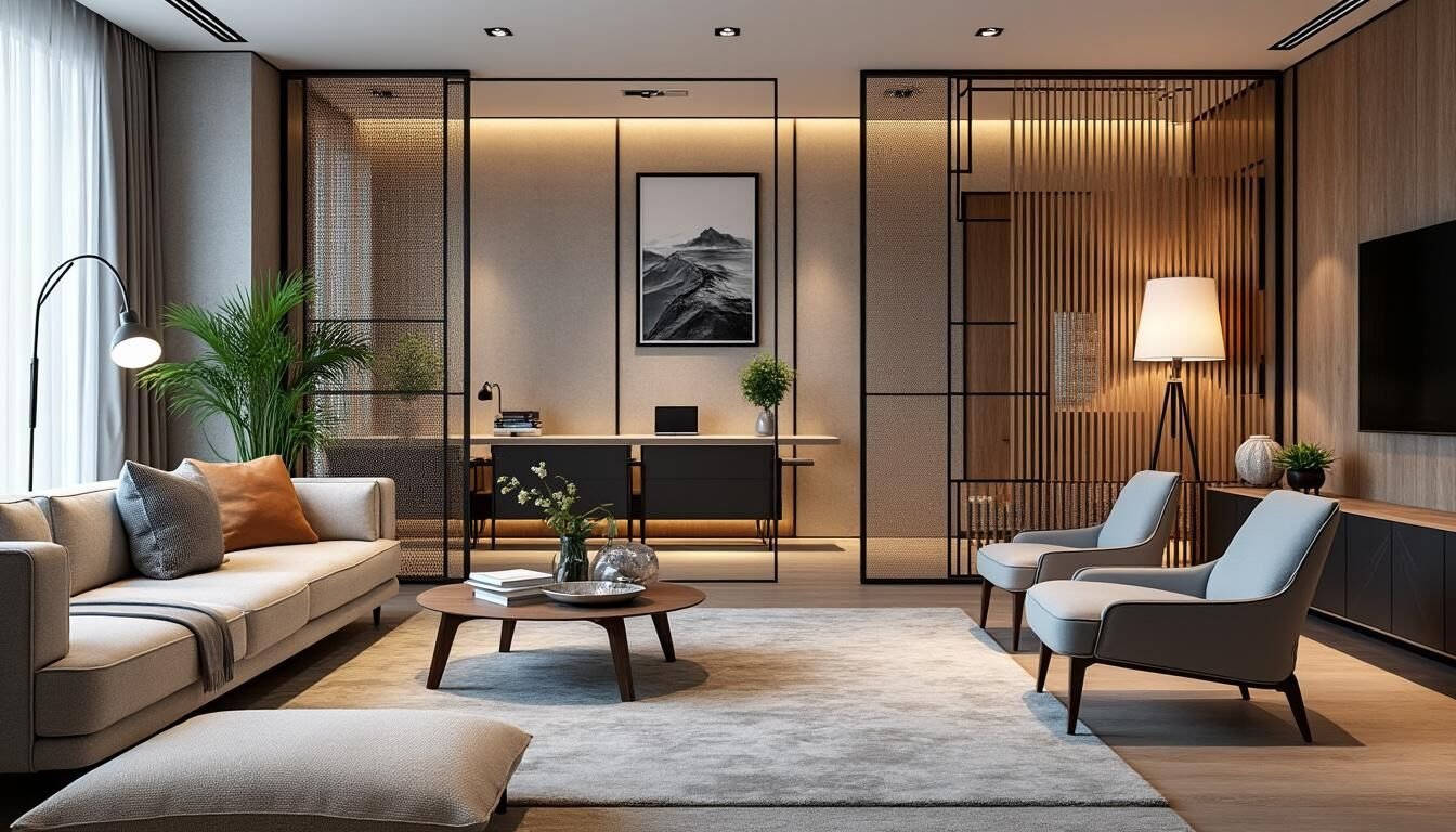 Découvrez 18 inspirations élégantes de claustras intérieurs pour séparer vos espaces avec style. Transformez votre intérieur tout en optimisant votre agencement avec ces designs tendances et fonctionnels.