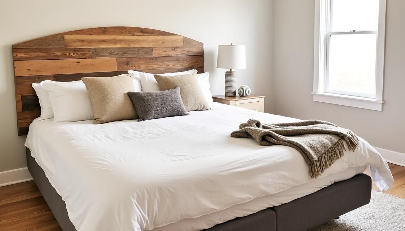 Découvrez 10 idées simples et créatives pour fabriquer votre tête de lit DIY. Inspirez-vous de ces astuces faciles à réaliser et personnalisez la décoration de votre chambre à petit prix.