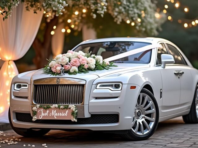 Comment faire la décoration d’une voiture de mariage : inspirations et idées créatives