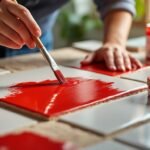 Comment peindre sur du carrelage sans dégoulinure ?