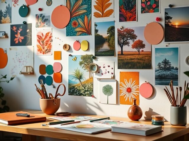 Créer un mur d’inspiration avec moodboard