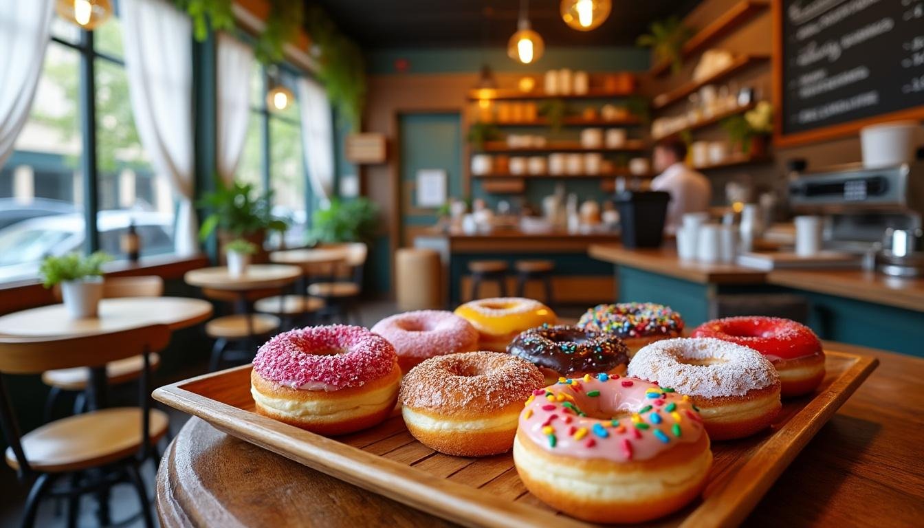 savourez les créations uniques et gourmandes de la maison du donut : une sélection de donuts artisanaux, frais et irrésistibles, idéals pour une pause sucrée ou à partager entre amis.